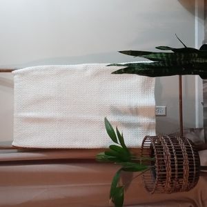 Handmade Crochet Throw Blanket White